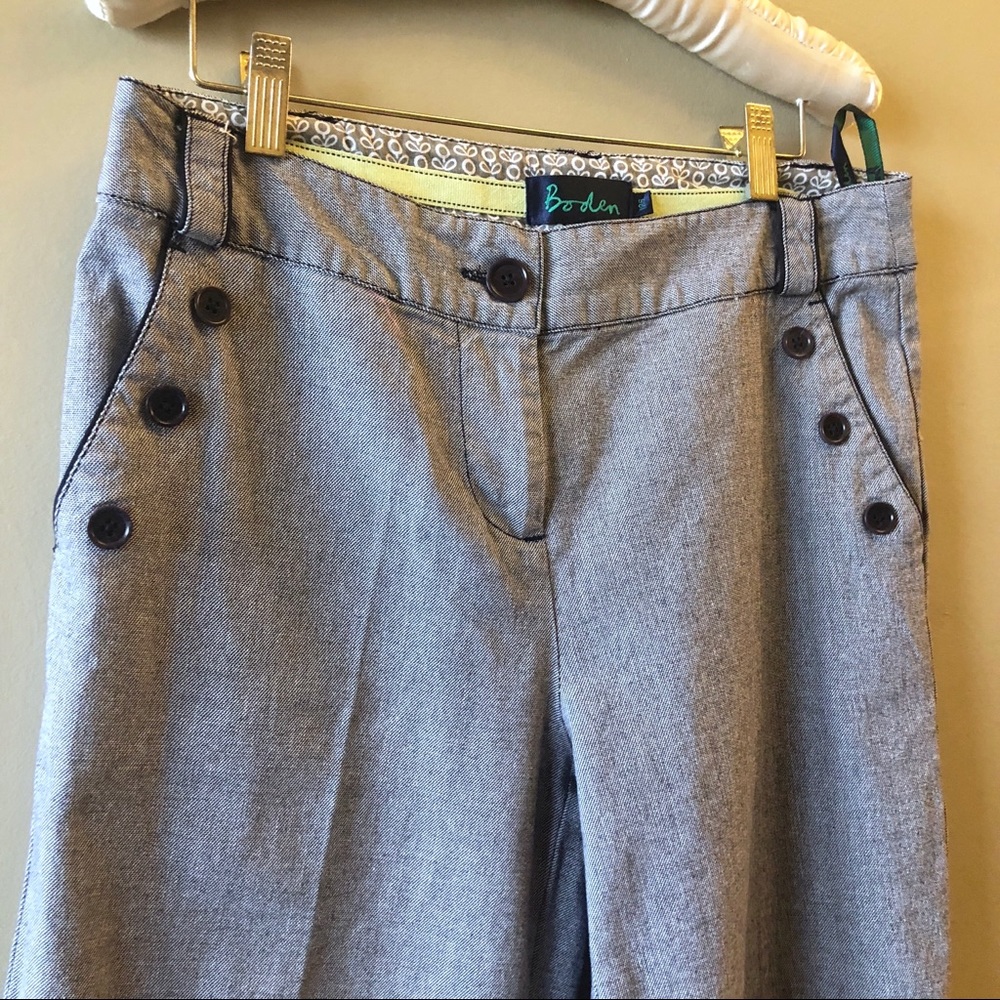 Boden wide leg trouser sailor pants